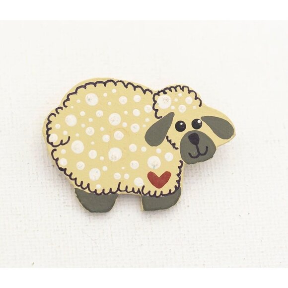 Adorable Vintage Sheepdog Brooch - A4 - Picture 1 of 2